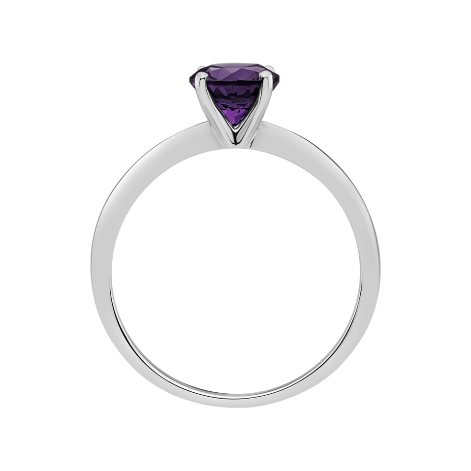 Ring with Amethyst African Bonbon