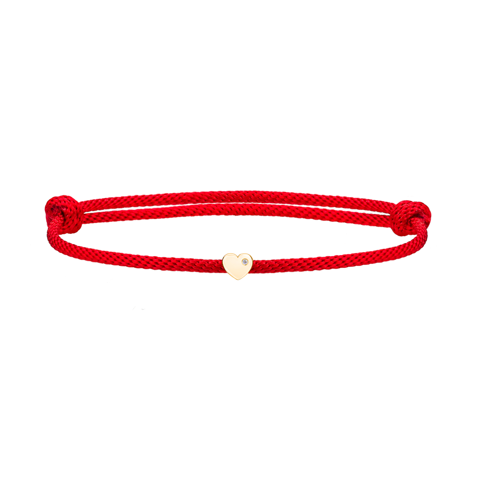 Diamond bracelet Red Heart