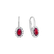 Diamond earrings with Ruby Imperial Allegory3