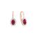 Diamond earrings with Ruby Princess3