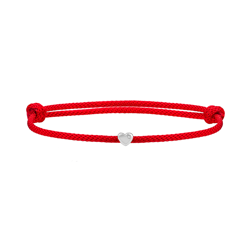 Diamond bracelet Red Heart
