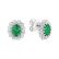 Diamond earrings with Emerald Fairy Goddess2