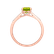 Diamond ring with Peridot Bonbon4