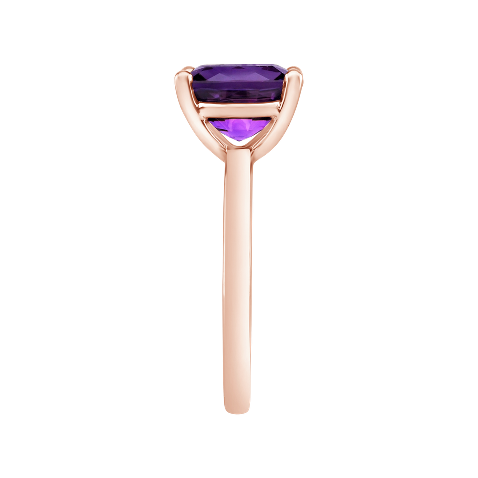 Ring with Amethyst Brazil Bonbon