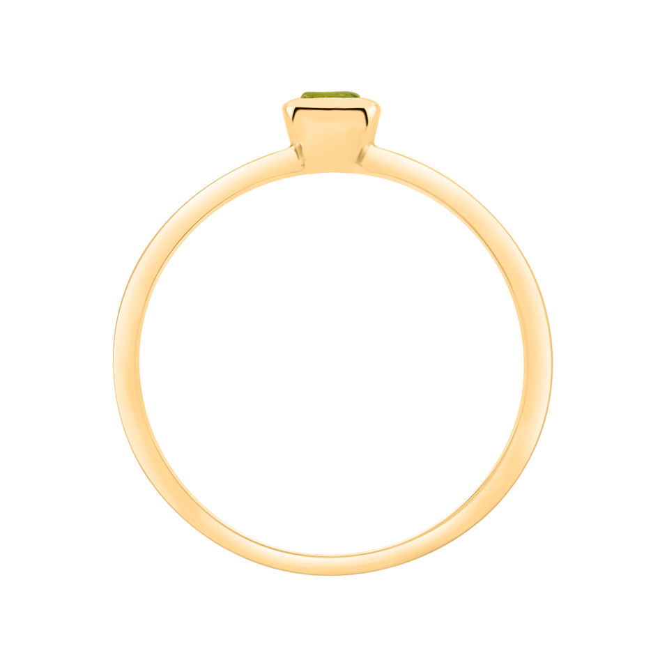 Ring with Peridot Bonbon