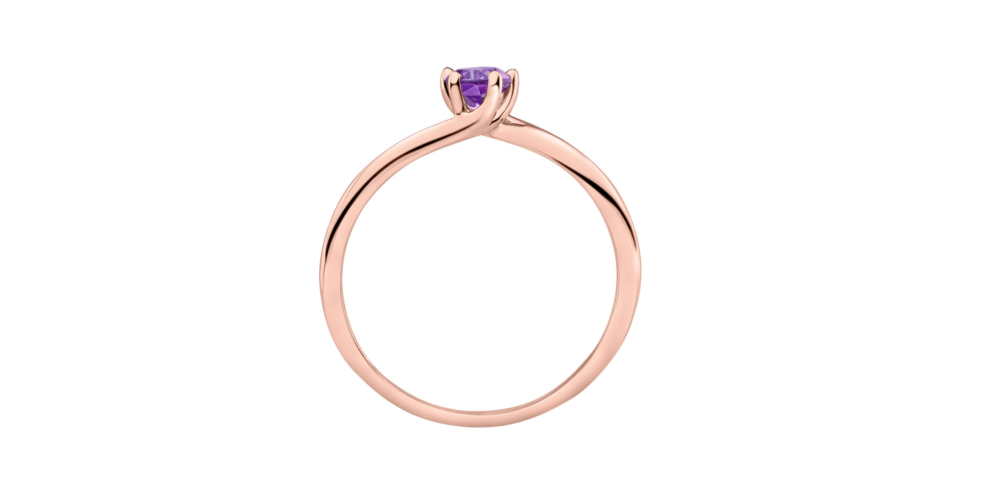 Ring with Amethyst Brazil Bonbon
