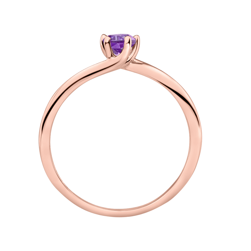 Ring with Amethyst Brazil Bonbon