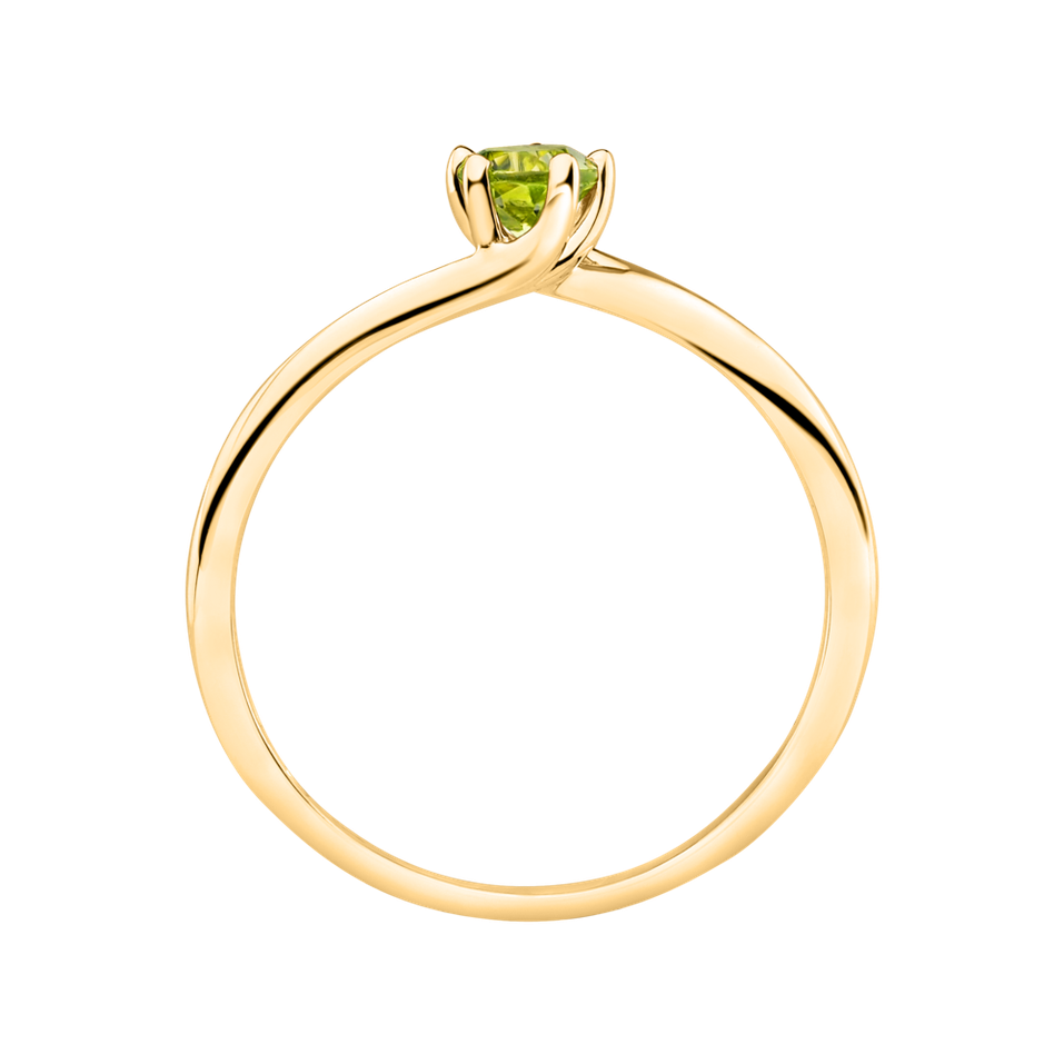 Ring with Peridot Bonbon