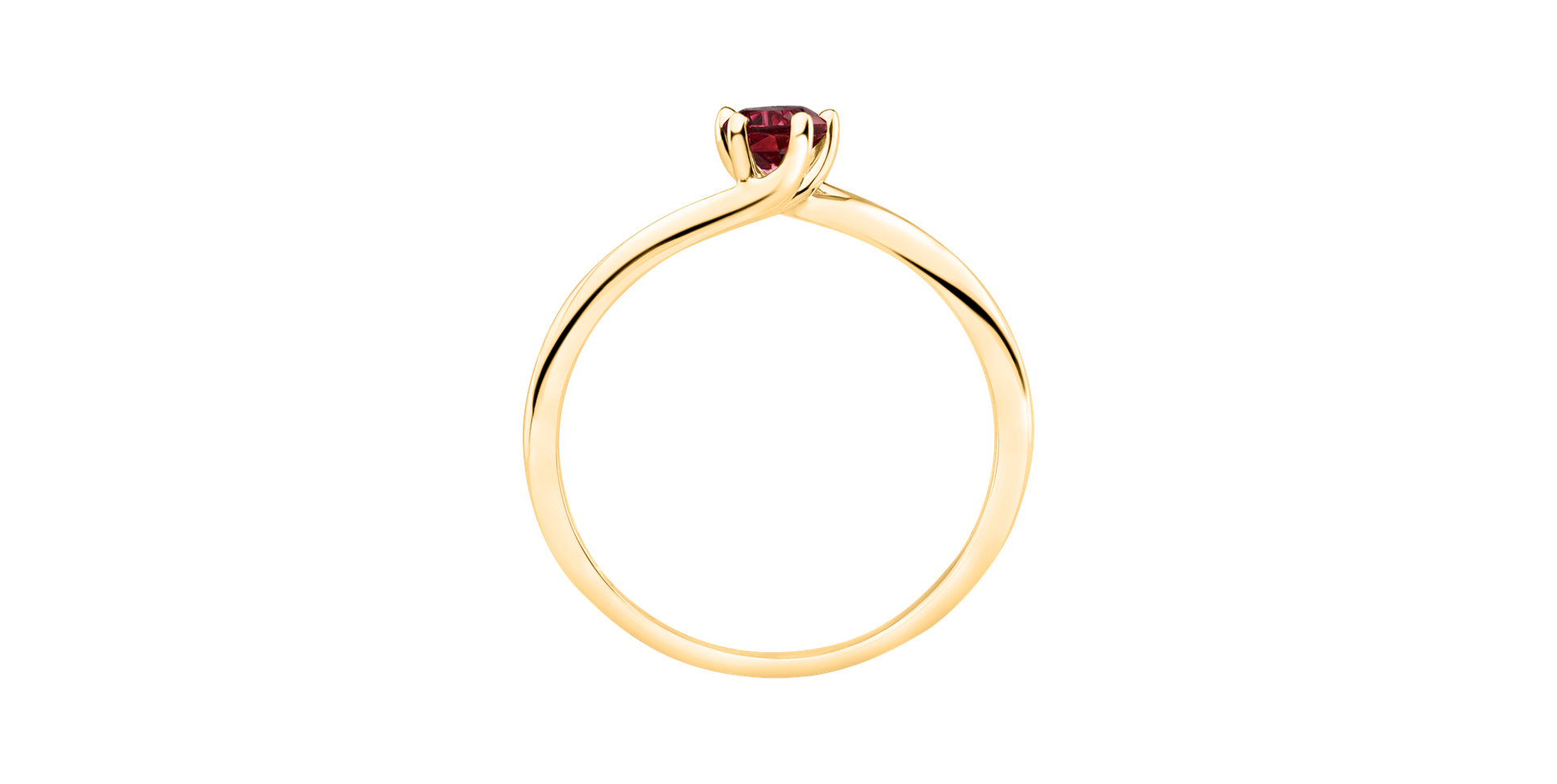 Ring with Rhodolite Bonbon