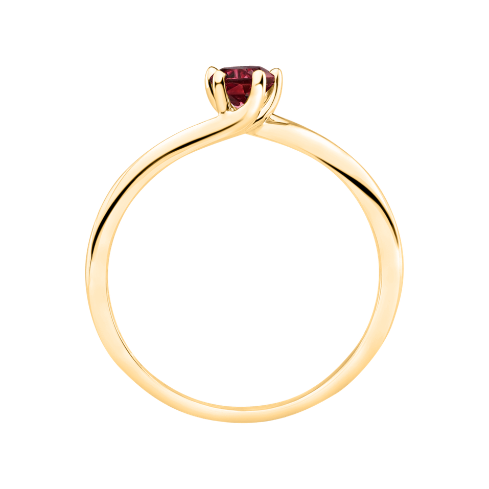 Ring with Rhodolite Bonbon