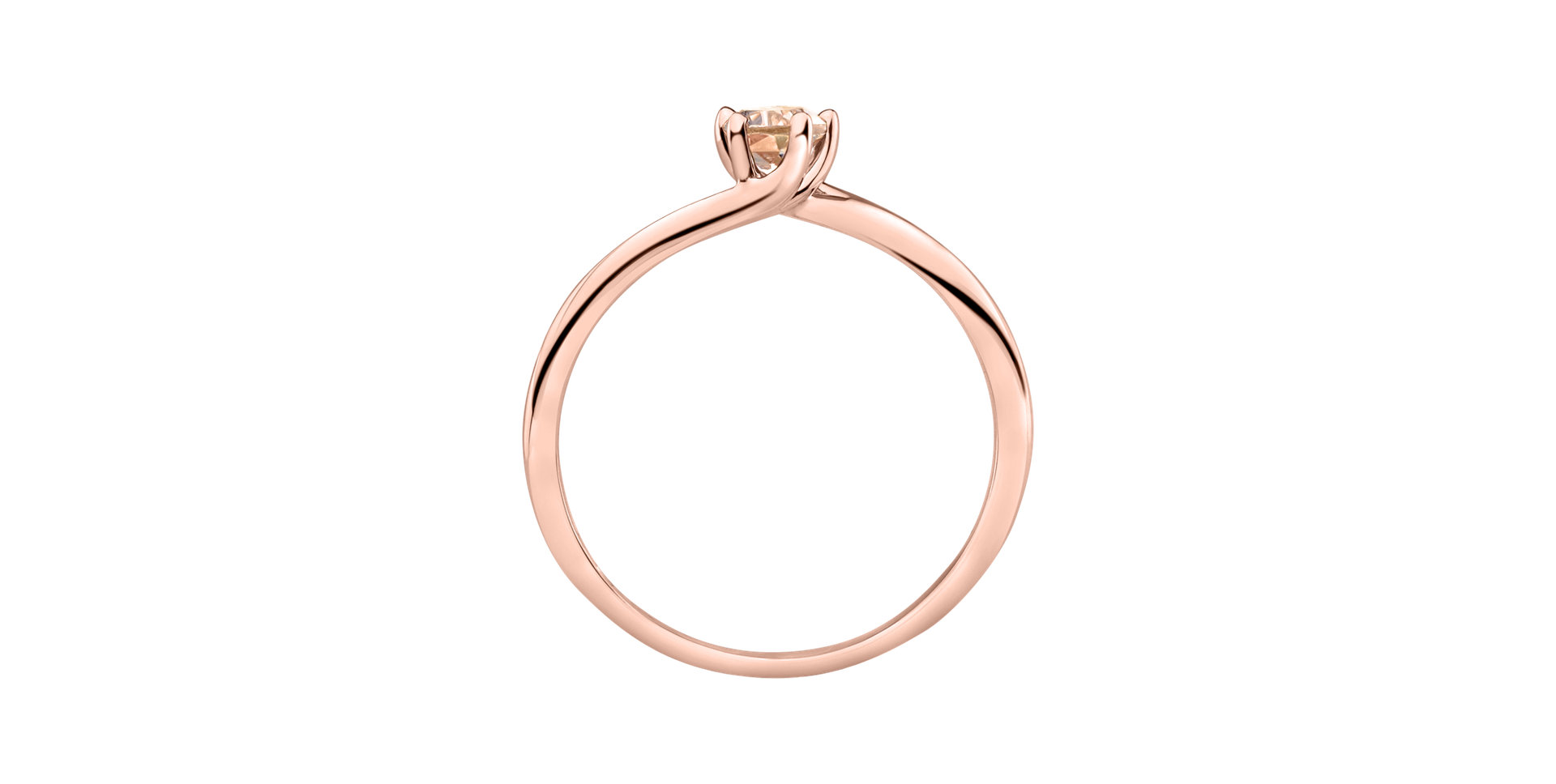 Ring with Morganite Bonbon