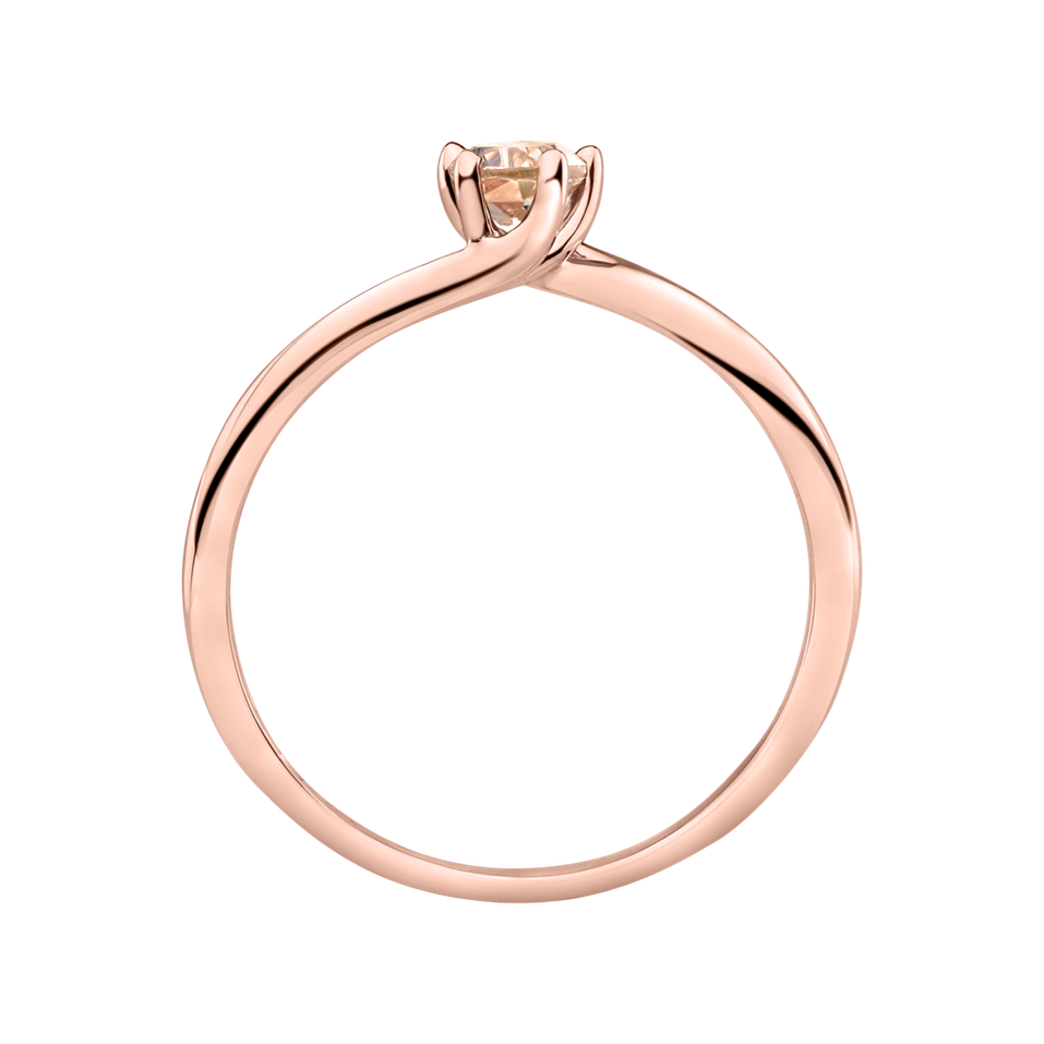 Ring with Morganite Bonbon