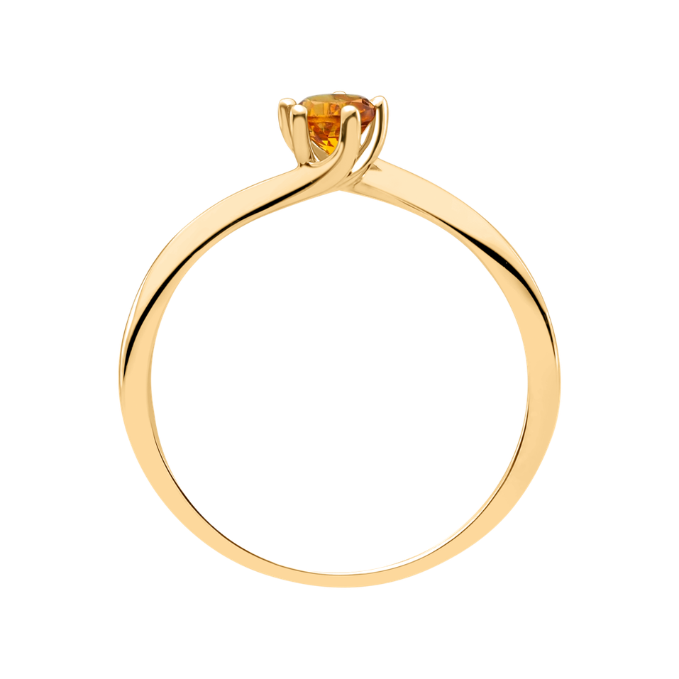 Ring with Citrine Madeira Bonbon