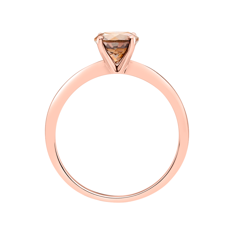 Ring with Morganite Bonbon