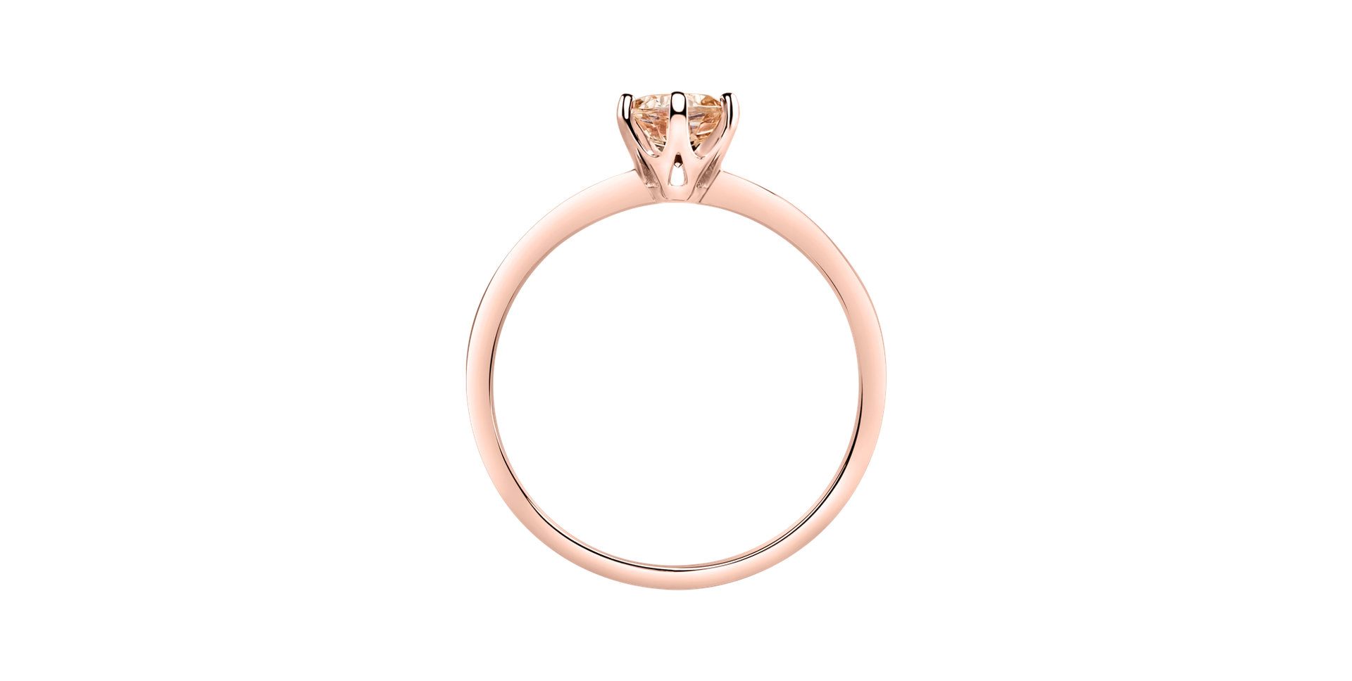 Ring with Morganite Bonbon