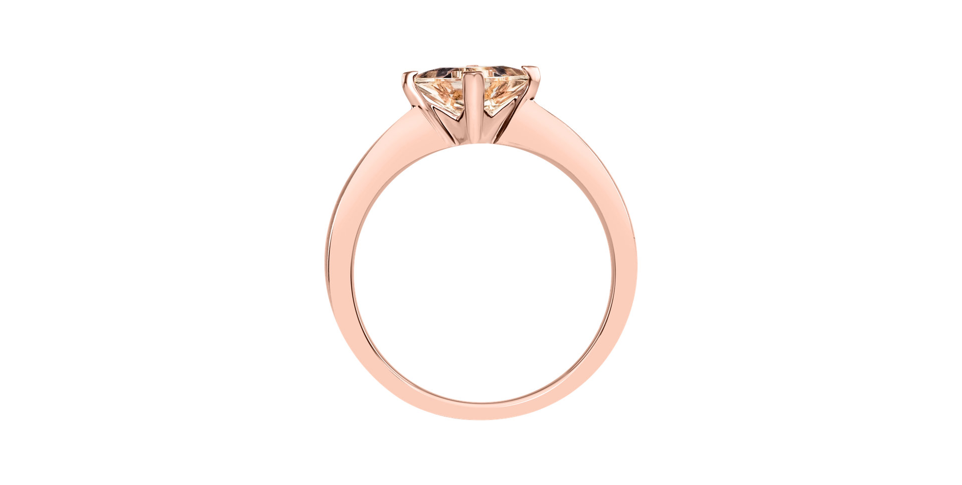 Ring with Morganite Bonbon