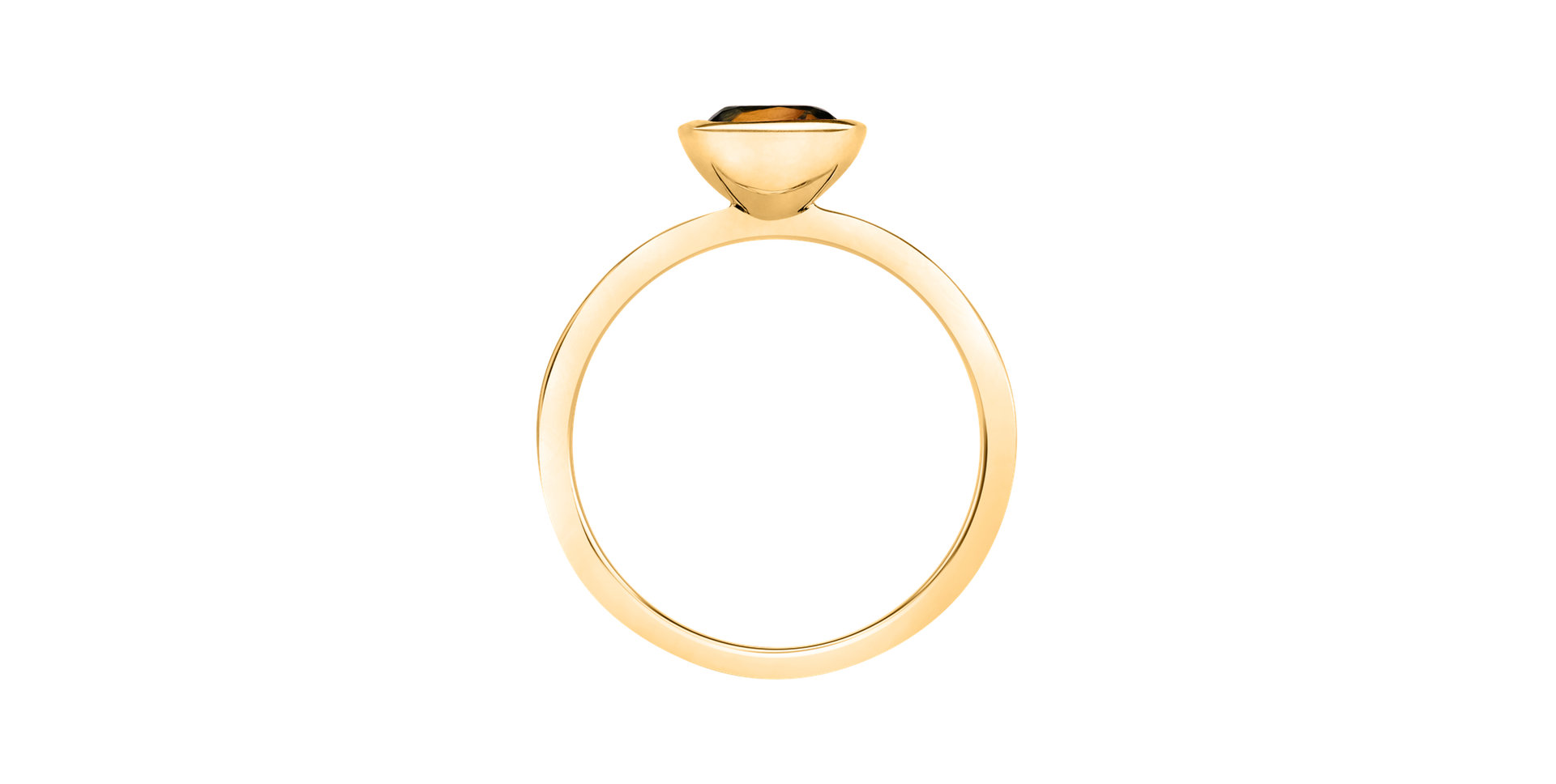 Ring with Citrine Madeira Space Bonbon