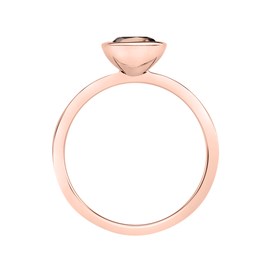 Ring with Morganite Bonbon