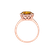 Diamond ring with Citrine Bonbon4