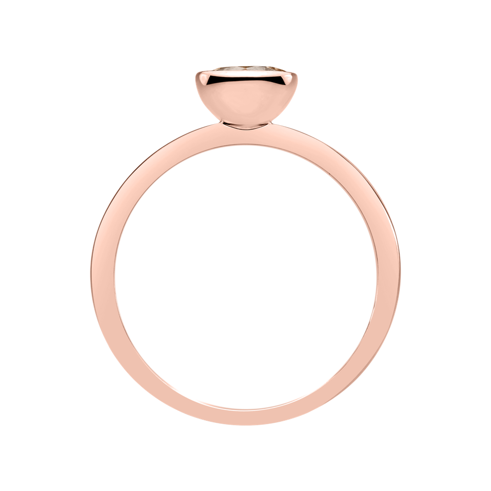 Ring with Morganite Bonbon