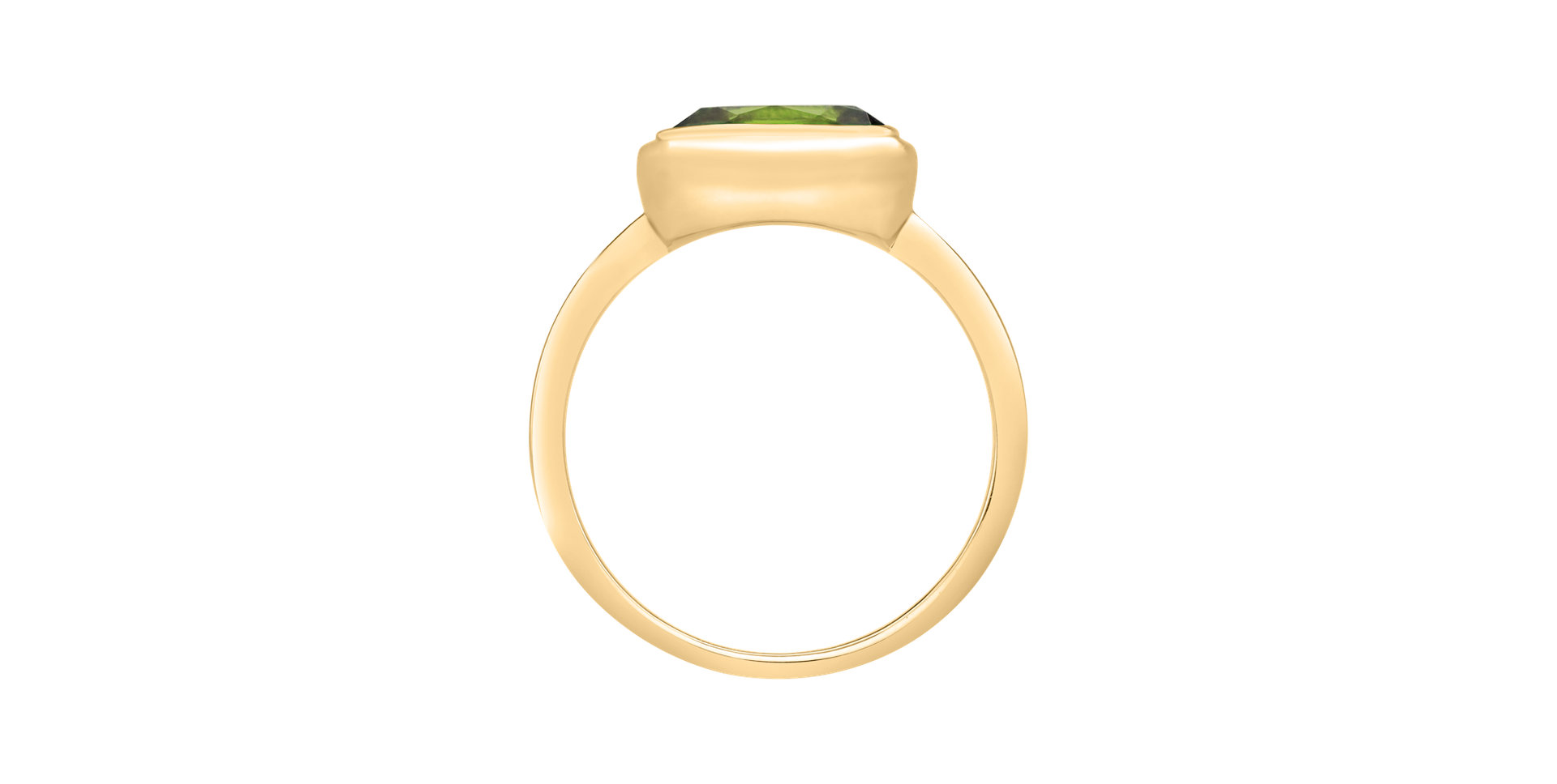 Ring with Peridot Bonbon