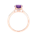 Diamond ring with Amethyst Brazil Bonbon4