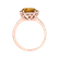 Diamond ring with Citrine Bonbon4