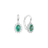 Diamond earrings with Emerald Princess2