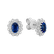 Diamond earrings with Sapphire Fairy Goddess2