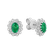 Diamond earrings with Emerald Fairy Goddess2