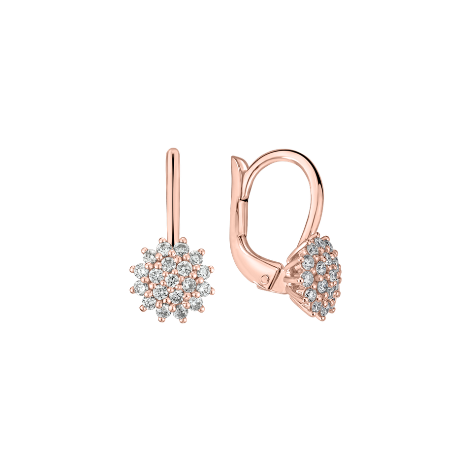 Diamond earrings Midnight Sun