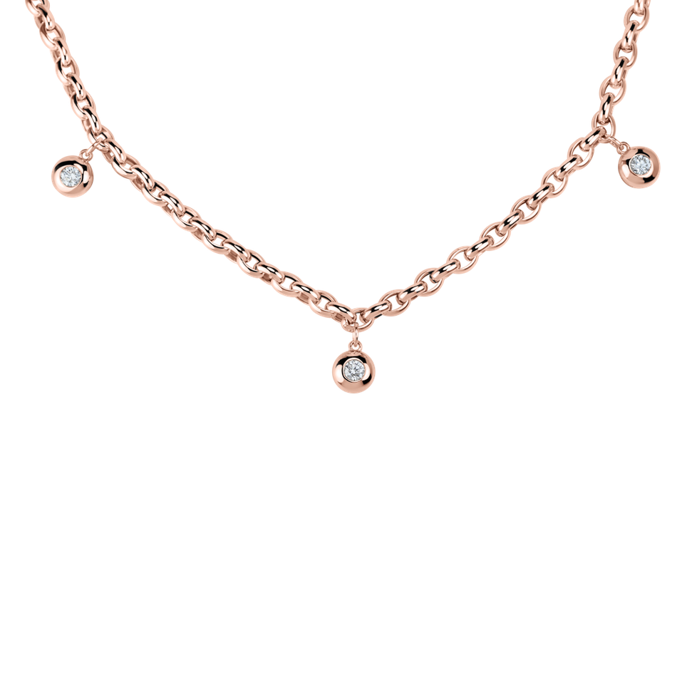 Diamond necklace The Bold