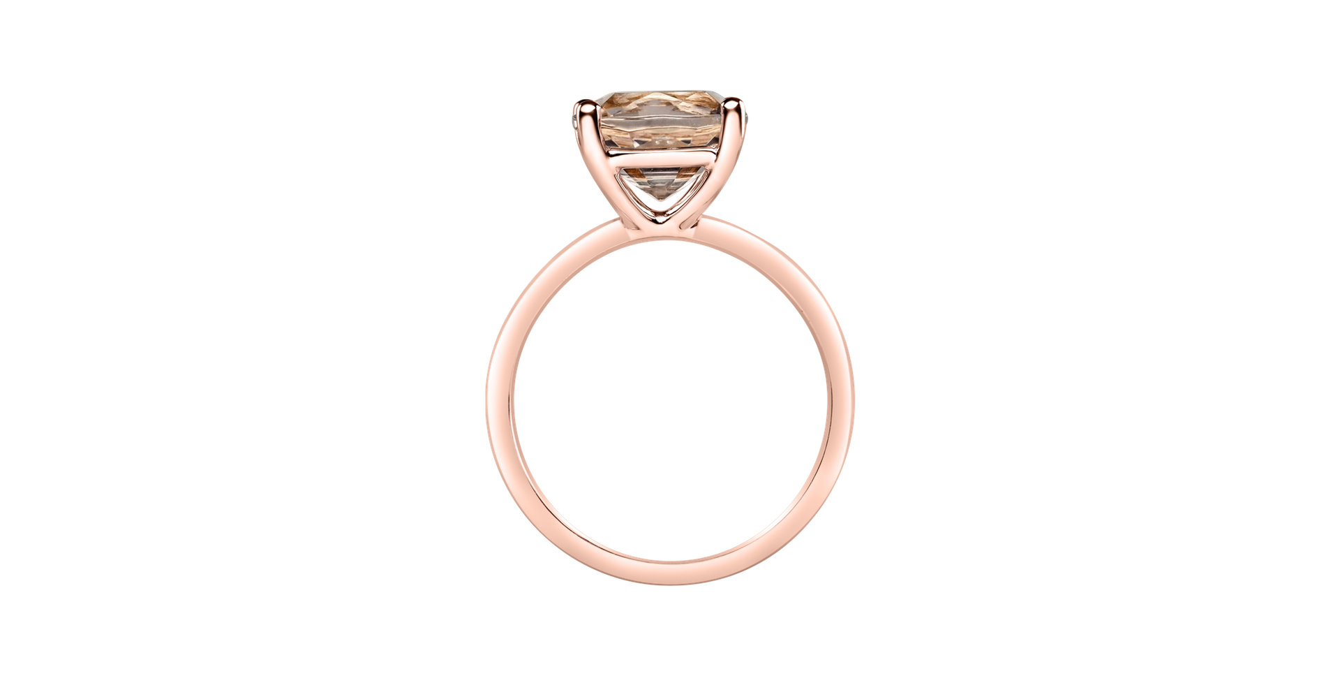 Ring with Morganite Bonbon