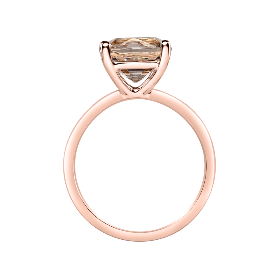 Ring with Morganite Bonbon