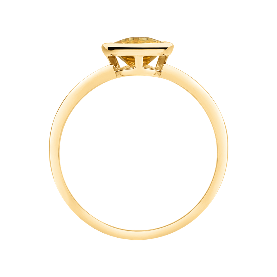 Ring with Citrine Bonbon