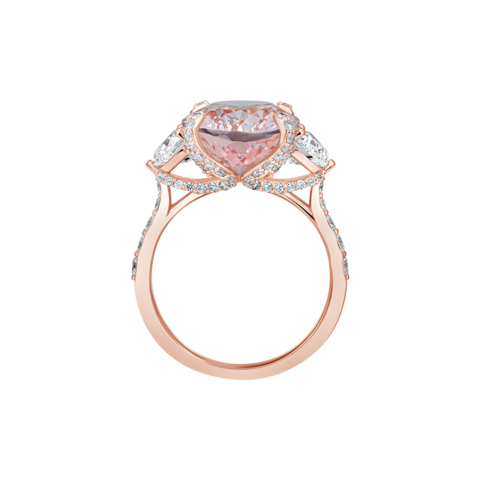 Diamond ring with Tourmaline Deloraine