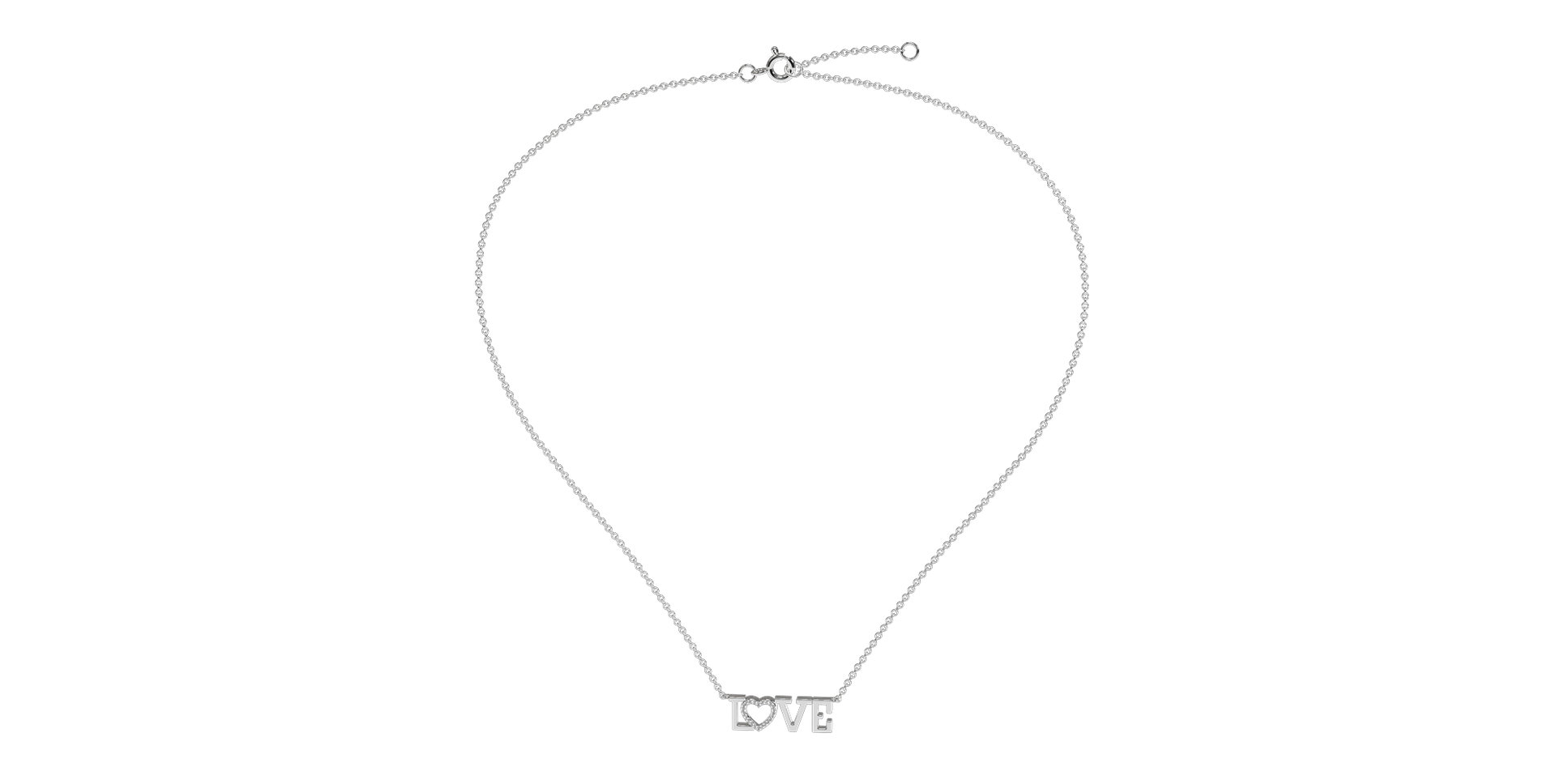 Diamond necklace Shimmer Love