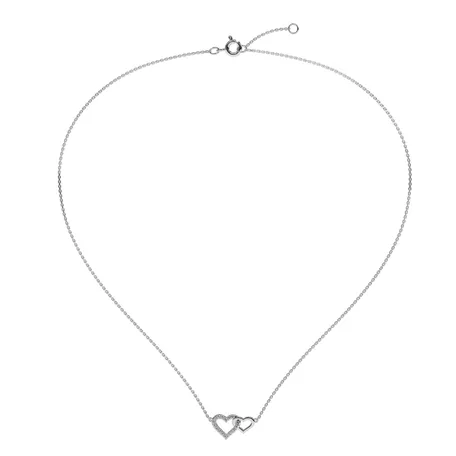 Diamond necklace Precious Hearts