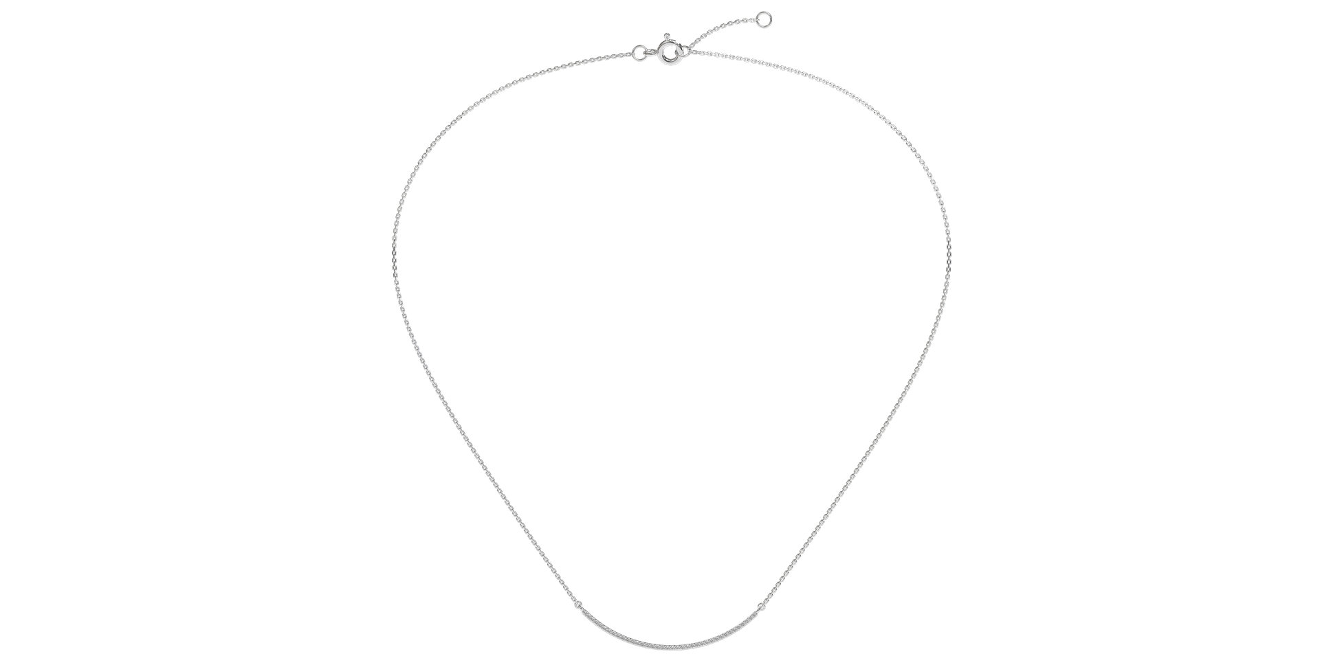 Diamond necklace Shimmer Line