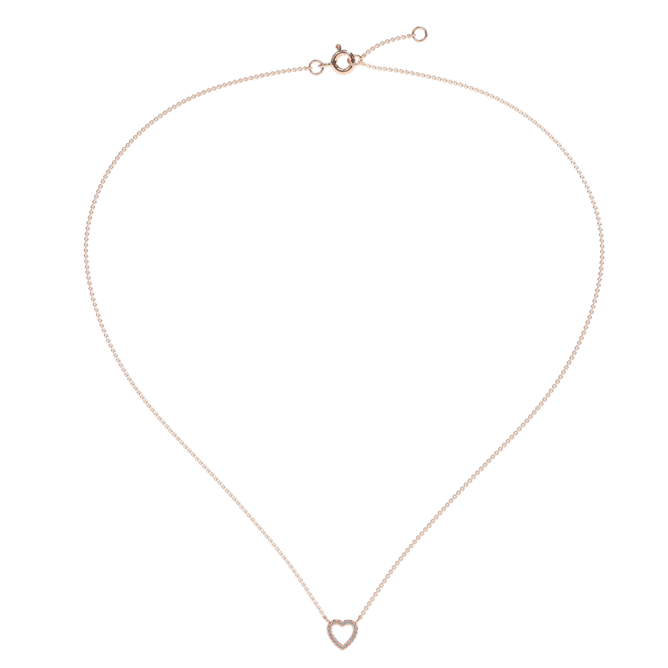 Diamond necklace Tender Heart