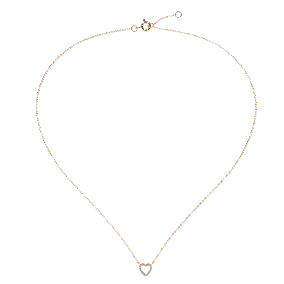 Diamond necklace Tender Heart