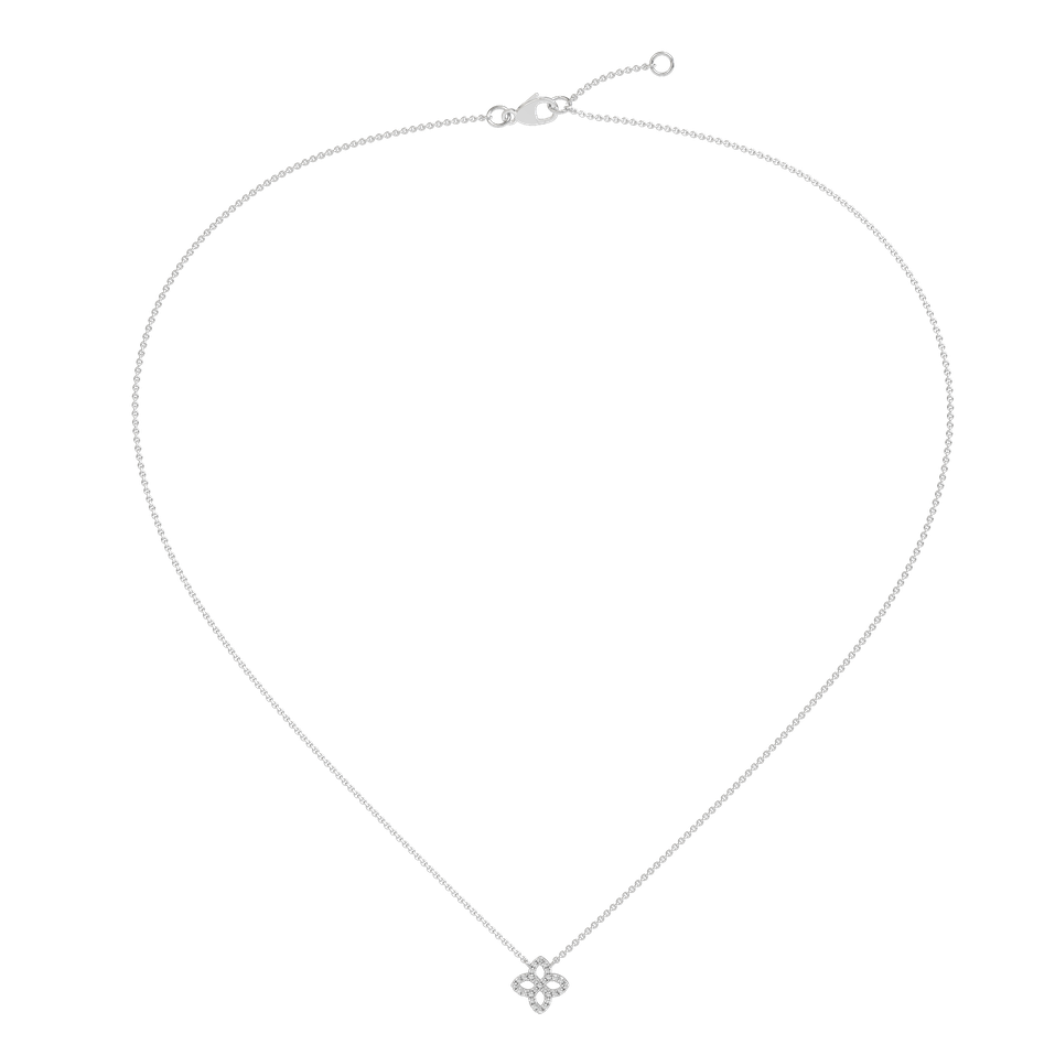 Diamond necklace Glamorous Petals