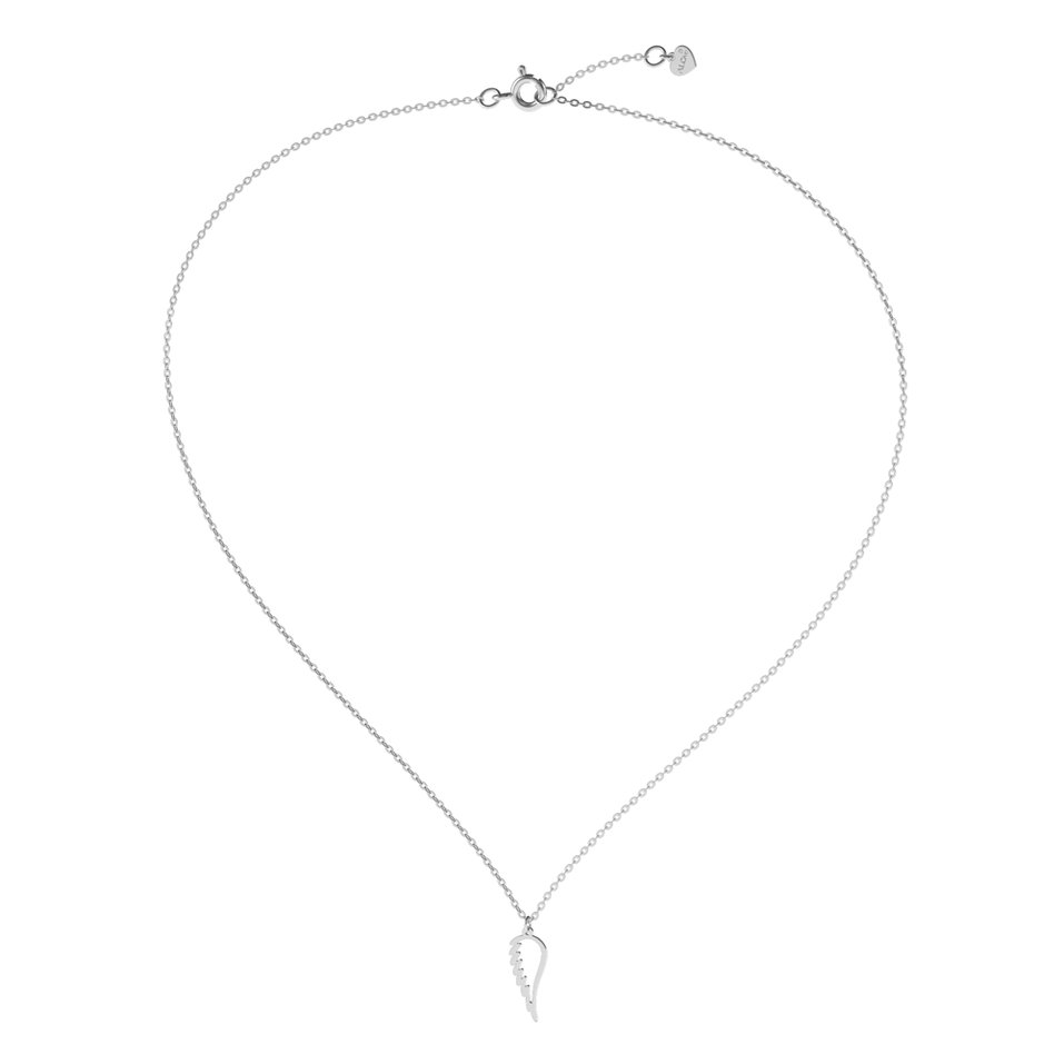 Diamond necklace Angel Wing