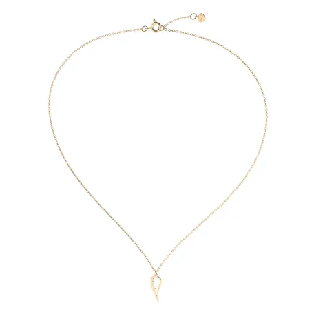 Diamond necklace Angel Wing