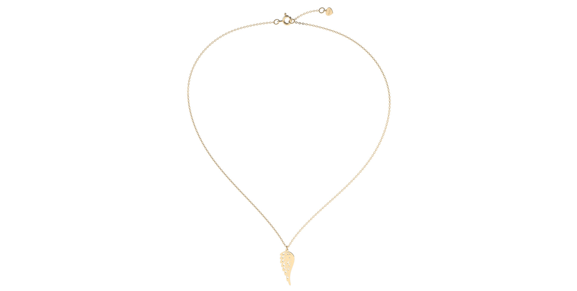Diamond necklace Guardian Wing
