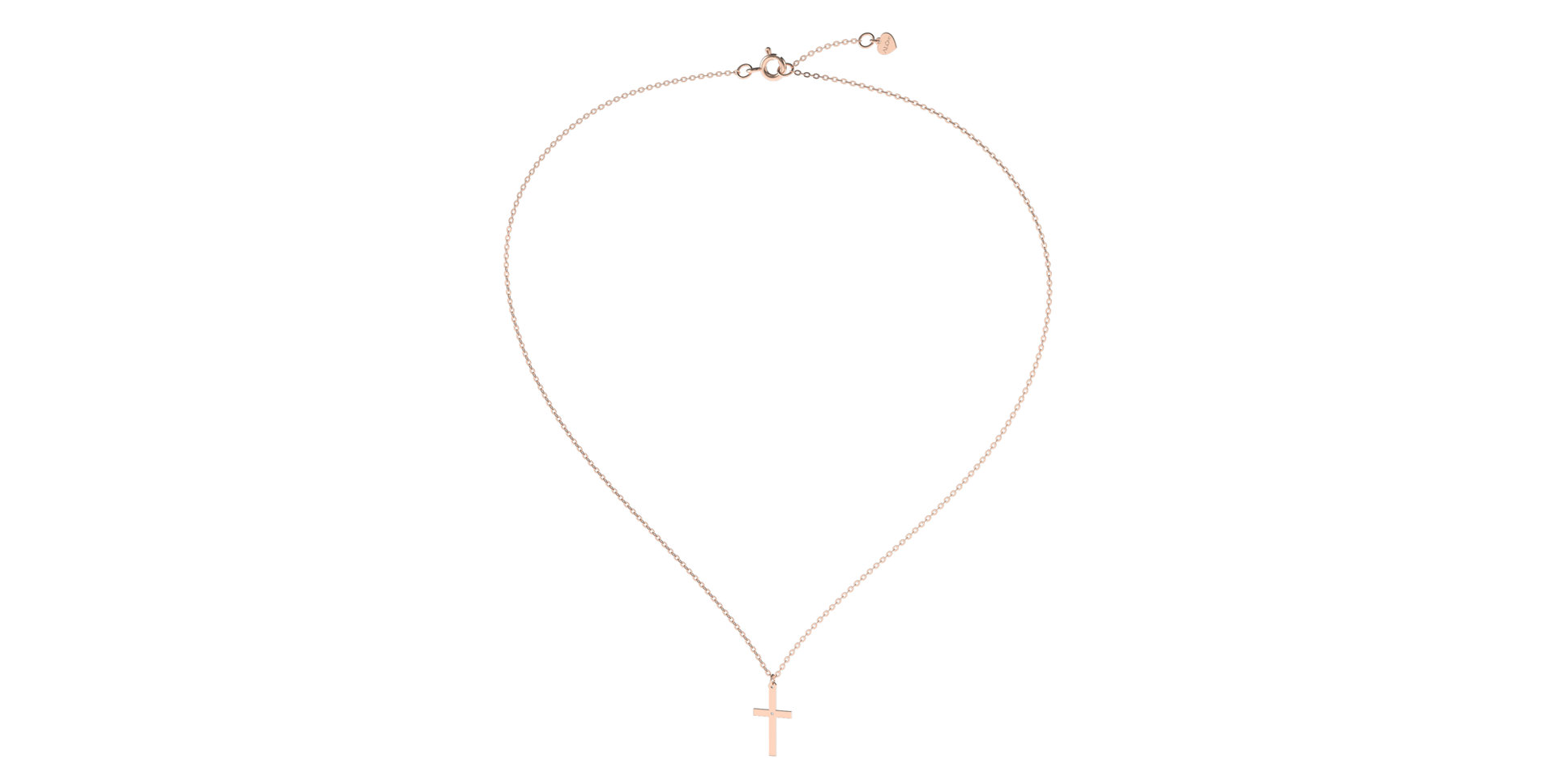 Diamond necklace Little Cross