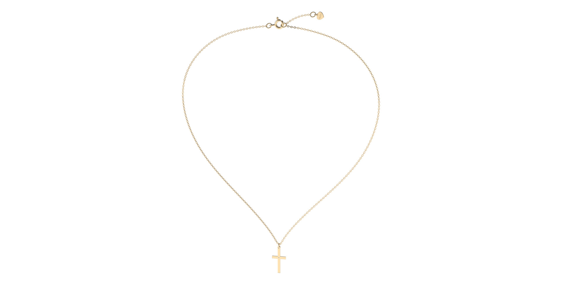 Diamond necklace Little Cross