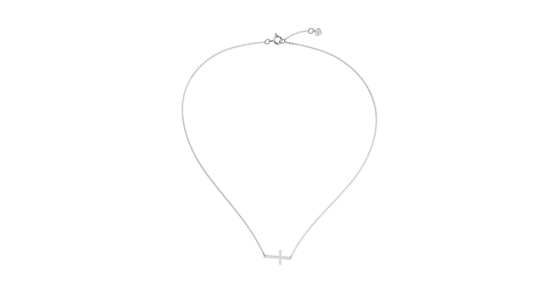 Diamond necklace Little Cross