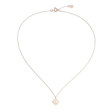 Diamond necklace Lotus Flower