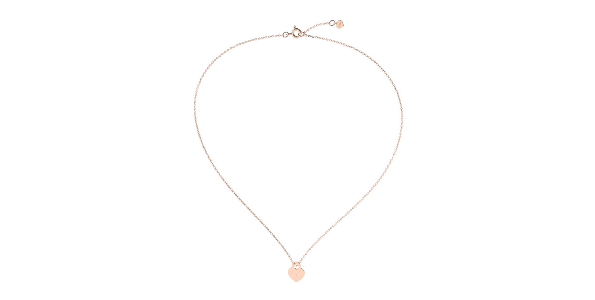 Diamond necklace Love Lock